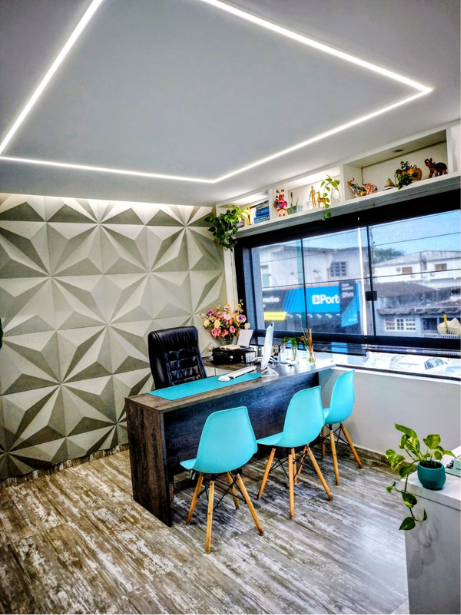 Sala de atendimento da RD Advocacia