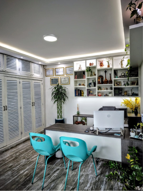 Sala de trabalho do escritório