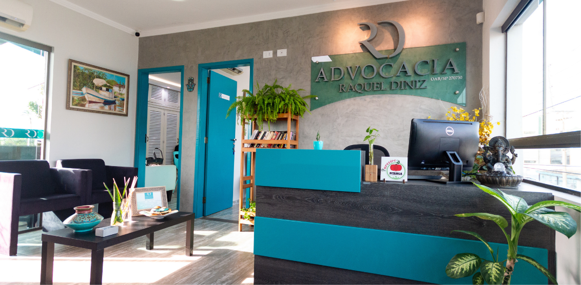 Recepção da RD Advocacia em Itanhaém